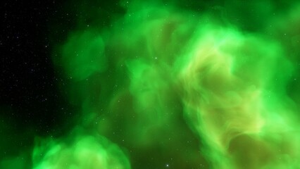 colorful space background with stars, nebula gas cloud in deep outer space, science fiction illustrarion 3d illustration
