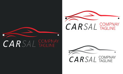 Professional car sal logo for company and business
