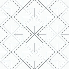 Fototapeta na wymiar Geometric vector pattern, linear square diamond shape and triangle vector pattern. Pattern is clean for fabric, wallpaper, printing. Pattern is on swatches panel