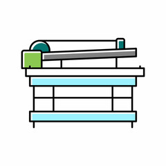 shaker table color icon vector illustration