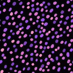 Seamless polka dots pattern for fabrics and textiles and packaging and gifts and cards and linens