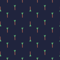 Palm tree seamless pattern. Background of tropical plant.