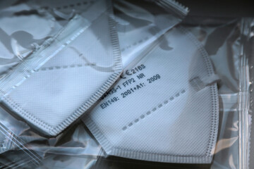 Einzel verpackte FFP2 Masken, 