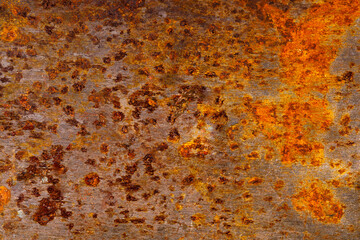 metal wall with rust. steel surface with corrosion
