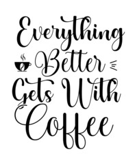 Coffee t shirt, mug designs