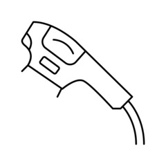 diode laser line icon vector illustration