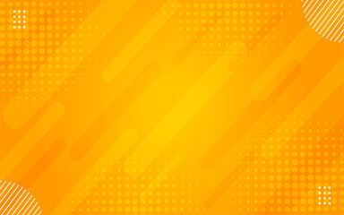 Orange background with halftone