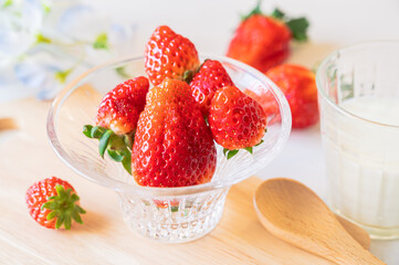 いばらキッスと牛乳