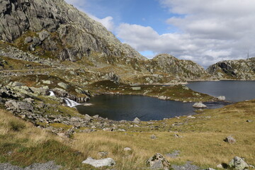 Fototapeta na wymiar Beautiul Landscape near Hytehaugen, Norway