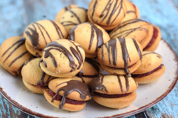 ciasteczka, ciastka, deser, jedzenie, słodki, pieczone, przekąska, ciasta, przepyszny, płyta, posiłek, piekarnia, swiezy, śniadanie, domowe, smaczny, cukier, ciasteczka, ciasta