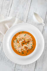 Bisque - famous French seafood soup
