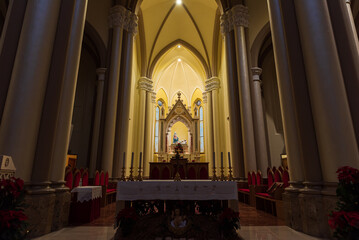 Castelpetroso, Isernia, Molise. Sanctuary of the Madonna Addolorata.