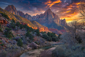Zion sunset
