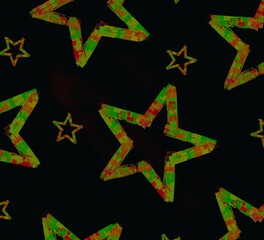 February 23. Defender of the Fatherland Day. Background for postcards. Print for printed matter. Postcard. Russian holiday. Men's Day. Glowing stars.