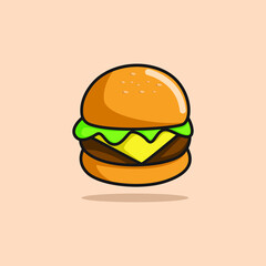 illustration of a hamburger