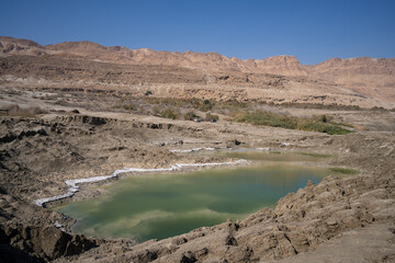 Sinkholes by the Dead Sea