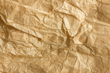 Texture of brown paper or wrapping paper for background. Copy space