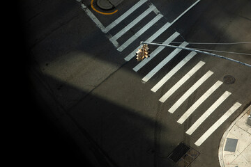 Street Crosswalk in New York City