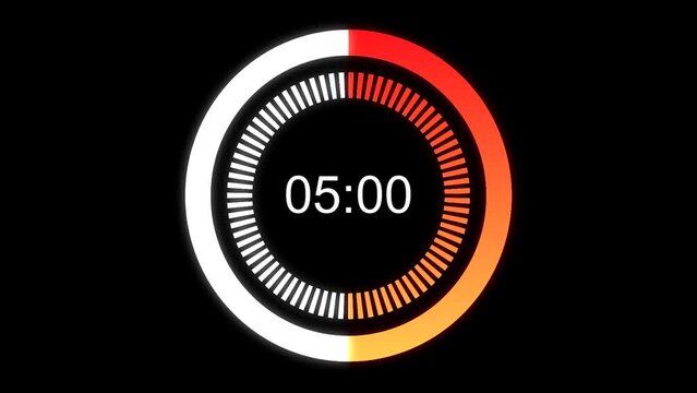 Ten second stopwatch animation.
