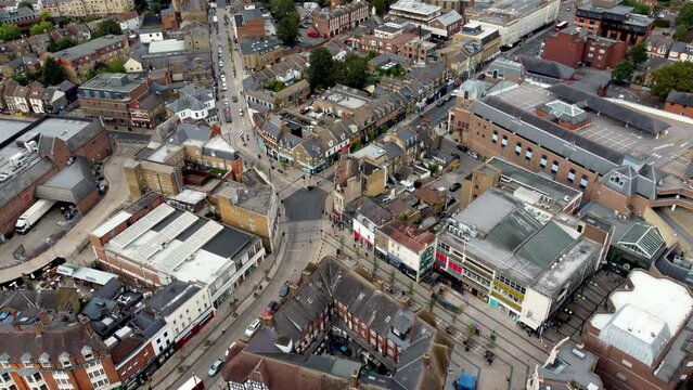 Bromley town centre, market square