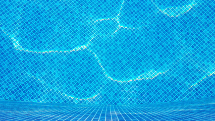 Fototapeta premium The depth of swimming pool