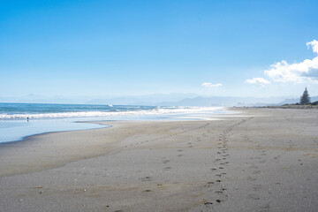 Waiotahe Beach, a popular beach holiday destination near Opotiki, Bay of Plenty
