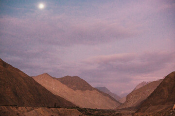 Naklejka premium landscape in the desert