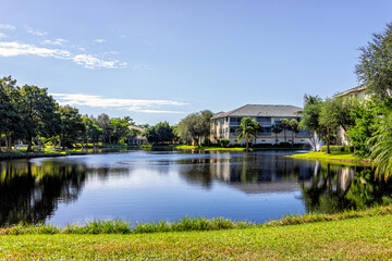 Pelican Bay Community Park in Naples, Florida Collier County near Vanderbilt Beach on sunny day...