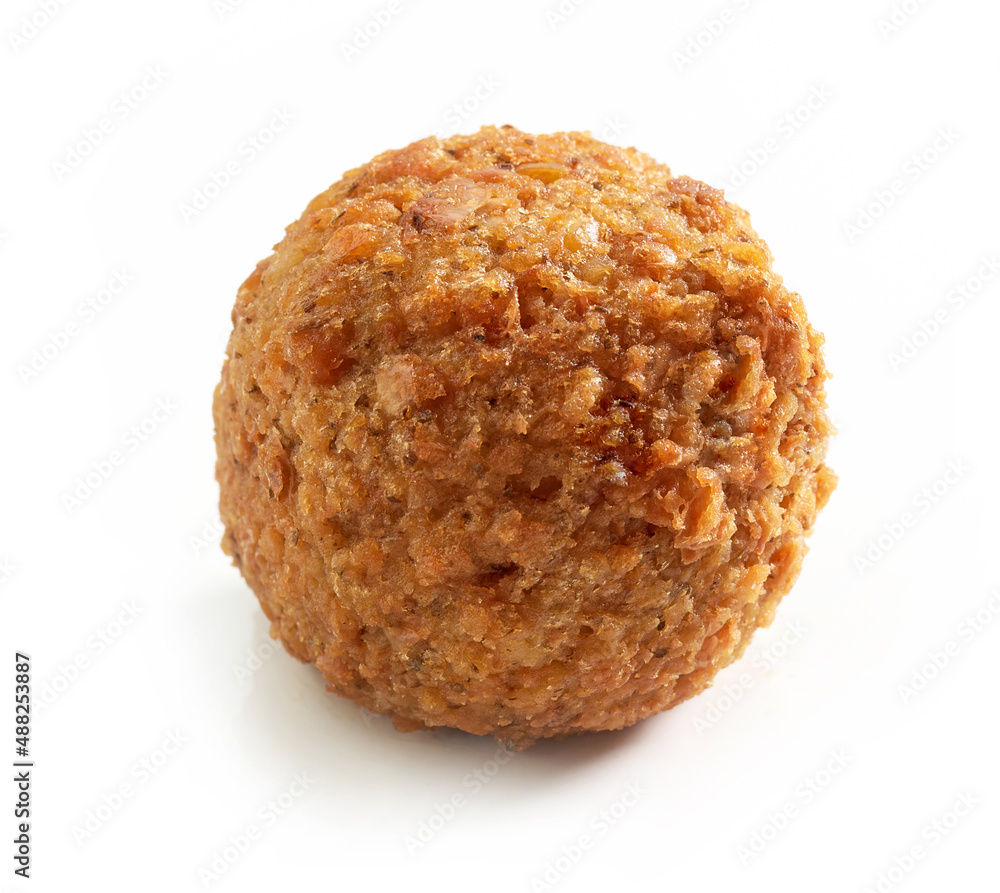 Poster fried falafel ball