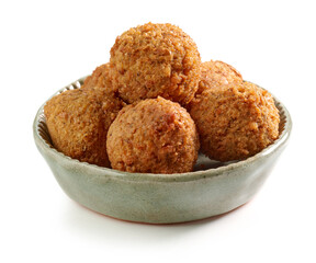 bowl of falafel balls
