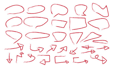 vector marker balloon_arrow_red