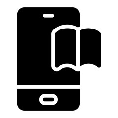 ebook glyph icon