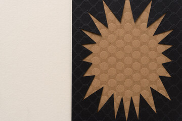 starburst in black and brown