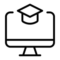 computer line icon
