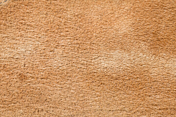 Roughly processed thick strong camel leather, close, close-up