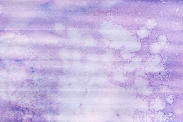 violet watercolor painted background texture