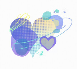 Bunte Herzen/Colorful  hearts