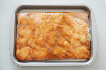 鶏むね肉の味噌漬け