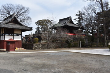 群馬の名所　命を紡ぐ絆を紡ぐ　諏訪神社上州藤岡鎮座　周辺の風景