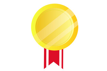 金メダル 優勝メダル イラスト素材 ベクターアイコン