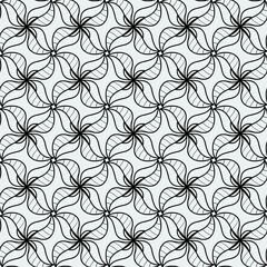 Floral line pattern