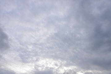 Blue sky white cloud blue background.