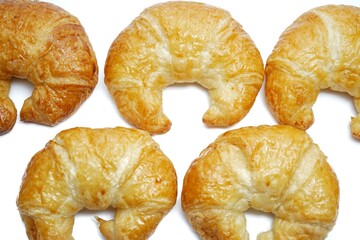 Image of croissants on a white background