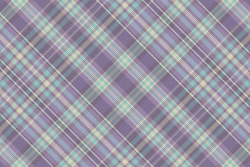 Seamless tartan plaid pattern background with texture and pastel color.