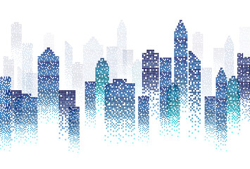 ビル　建物　都会　背景 © J BOY