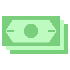 Illustration of Multiple money design icon