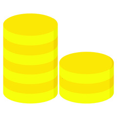 Illustration of Pale of Coins design icon