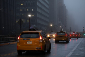 City Traffic in the Fog