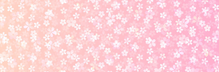 桜　和柄　水彩　背景