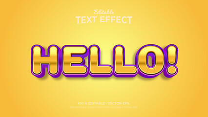 Hello Text Effects